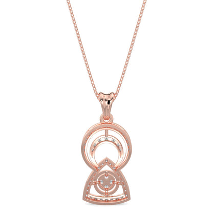 Whisper in Winds Pendant-Rose Gold