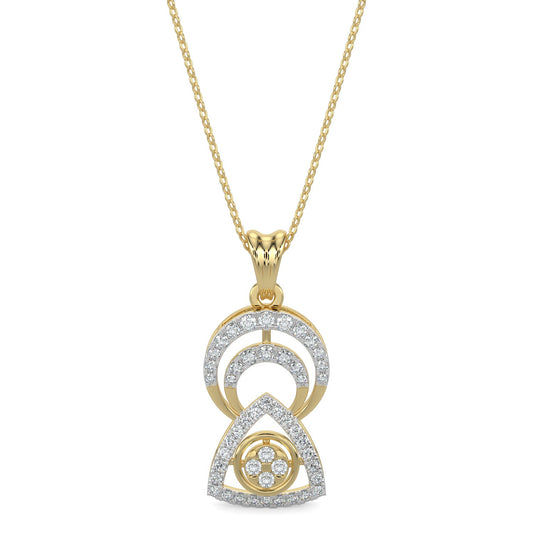 Whisper in Winds Pendant-Yellow Gold