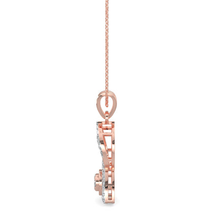 Whisper in Winds Pendant-Rose Gold